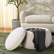 Safavieh Siara Round Storage Ottoman