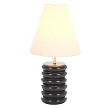 Safavieh Solani Black Wood Table Lamp, 12" x 12" x 22"
