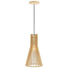 Safavieh Sonjay Natural MDF Wood and Iron Pendant