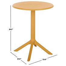 Safavieh Stella Round Bistro Table, 23.62" x 23.62" x 29.53"