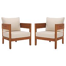 Safavieh Theo Chair 2-Piece Outdoor Set