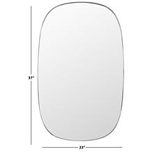 Safavieh Varia 23" Silver Iron Mirror