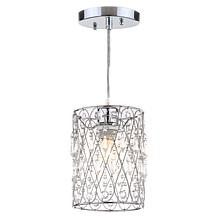 Safavieh Vega  Beaded 6" Diameter Adjustable Pendant - Chrome