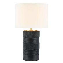 Safavieh Weller Black Polyresin Table Lamp 14x14x25"