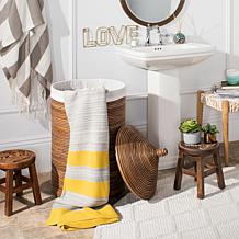 Safavieh Wellington Rattan Storage Hamper With Liner