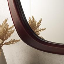 Safavieh Zita 30" Walnut Pinewood Mirror