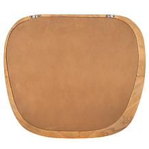 Safavieh Zita 30" Walnut Pinewood Mirror