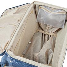 Samantha Brown 22" Croco Spinner & Dowel Bag Set