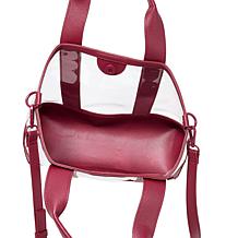Samantha Brown Think Clear Tote with Removable Pouch