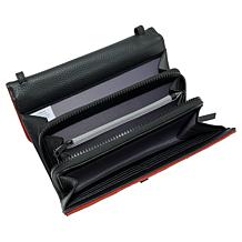 Samantha Brown To-Go RFID Quilted Crossbody Clutch