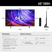 Samsung  65" Class S85H Series OLED 4K UHD Smart Tizen TV 26