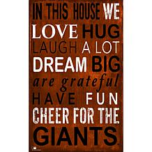 San Francisco Giants In This House Sign  