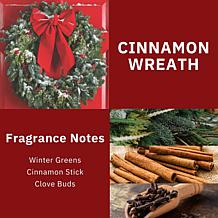 ScentWorx by Slatkin + Co. 2-Pack 14.5 oz. Cinnamon Wreath Candles