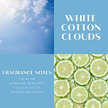 ScentWorx by Slatkin + Co. 2-Pack 14.5 oz White Cotton Clouds Candles