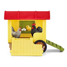 Schleich Farm World: Mobile Chicken Coop - 12pc Playset