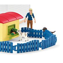 Schleich Farm World: Pet Hotel - 54pc Animal Playset