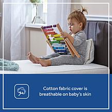Sealy Butterfly 2-Stage Cotton Crib & Toddler Mattress