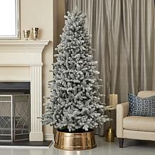 Seasonal LLC Palmetto Flocked 6' Pre-Lit RGBW Christmas Tree