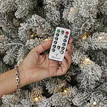 Seasonal LLC Palmetto Flocked 6' Pre-Lit RGBW Christmas Tree