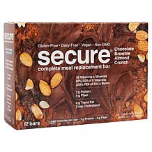 Secure Complete Meal Replacement Bars - 12-count