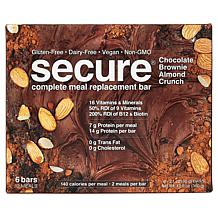 Secure Complete Meal Replacement Bars - 6-count