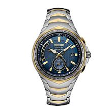 Seiko Men's Coutura 2-Tone Stainless Steel Blue Dial Chronograph Watch