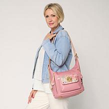 Sharif Legacy Convertible 3-in-1 Leather Hobo Bag