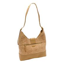 Sharif Legacy Floral Embossed Leather Cowboy Core Hobo Bag