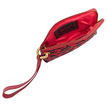 Sharif Legacy Lush Hair Calf Wristlet Clutch