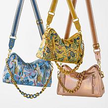 Sharif Legacy Milano Leather Satchel with Two Shoulder Straps
