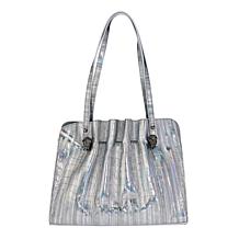 Sharif Legacy Museum Cougar Head Croc Leather Shopper