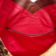 Sharif Legacy Ostrich & Haircalf Sculpted Hobo