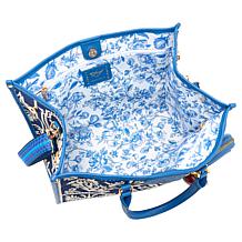 Sharif Legacy Sicilian Tile Embroidered 4-Piece Tote Set