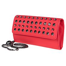 Sharif Legacy Studded Leather Wallet with Detachable Strap