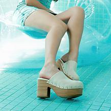 SHUSHOP Gigi Clog with Nail Head Studs