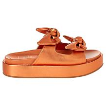 SHUSHOP KIKI Bow Flatform Slide Sandal