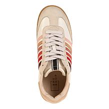 SHUSHOP Steffie Striped Lace-Up Fashion Sneaker