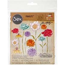 Sizzix Framelits Dies By Tim Holtz - Flower Garden and Mini Bouquet