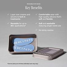 SKINN Reusable Silicone Eye Masks in Storage Tin - Auto-Ship®