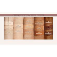 SKINN Scientific Color Peachy Medium Primer and Foundation Set AS