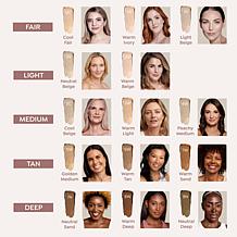 SKINN Scientific Color Warm Light Primer and Foundation Set AS