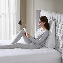 Sleep Philosophy Memory Foam Wedge Pillow 22"x24"x7" - White