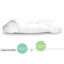 Sleep Yoga Dual Sleep Neck Pillow - Medium-firm