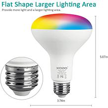 Smart WiFi BR30 E26 Dimmable Flood Light Bulb LB1- 6PK - 11W