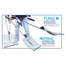 Snow Joe®  18'' Snow Shovel with Spring-Assisted Handle