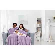 Snuggie Sherpa Blanket with Oversized Sleeves