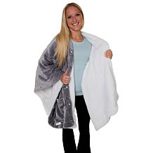 Snuggie Wearable Electric Heated Shawl 50" x 60"