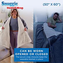Snuggie Wearable Electric Heated Shawl 50" x 60"