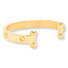 Soave Oro 14K Gold Electroform Nail Head Stud Cuff Bracelet