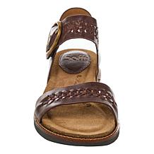 Sofft® Bali II Leather Woven Detail Sandal